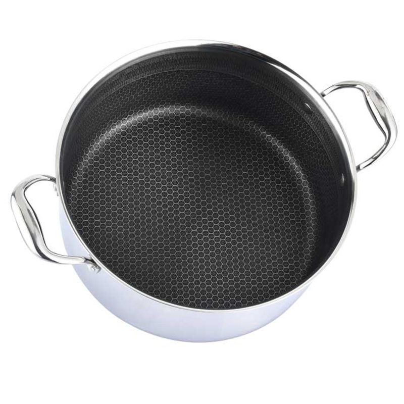 Casa si Gradina - Bucatarie si vesela - Vase pentru gatit - Oale si cratite - Cratita de inox joasa CF-PSC-28, anti zgarieturi, 28cm, 4L - Infinity.ro