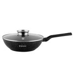 Casa si Gradina - Bucatarie si vesela - Vase pentru gatit - Tigai si seturi - Tigaie WOK cu capac HR-2617, 28cm/3.8L - Infinity.ro