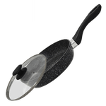 Casa si Gradina - Bucatarie si vesela - Vase pentru gatit - Tigai si seturi - Tigaie adanca cu capac GP-34228, acoperire din marmura, 28cm - Infinity.ro