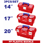 Casa si Gradina - Constructii - Depozitare, transport si protectie - Organizatoare si cutii scule - Set 3 cutii de scule din plastic - EPBXK0301, EMTOP - Infinity.ro