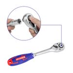 Casa si Gradina - Constructii - Scule de mana si unelte - Chei si truse chei - Trusa de scule si accesorii 1/4″ + 1/2″, 51 componente, cutie de transport - ESKT42511, EMTOP - Infinity.ro