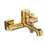 Casa si Gradina - Sanitare - Lavoar baie si accesorii - Baterii sanitare - Baterie cada monocomanda Laveo POLLA, auriu - Infinity.ro