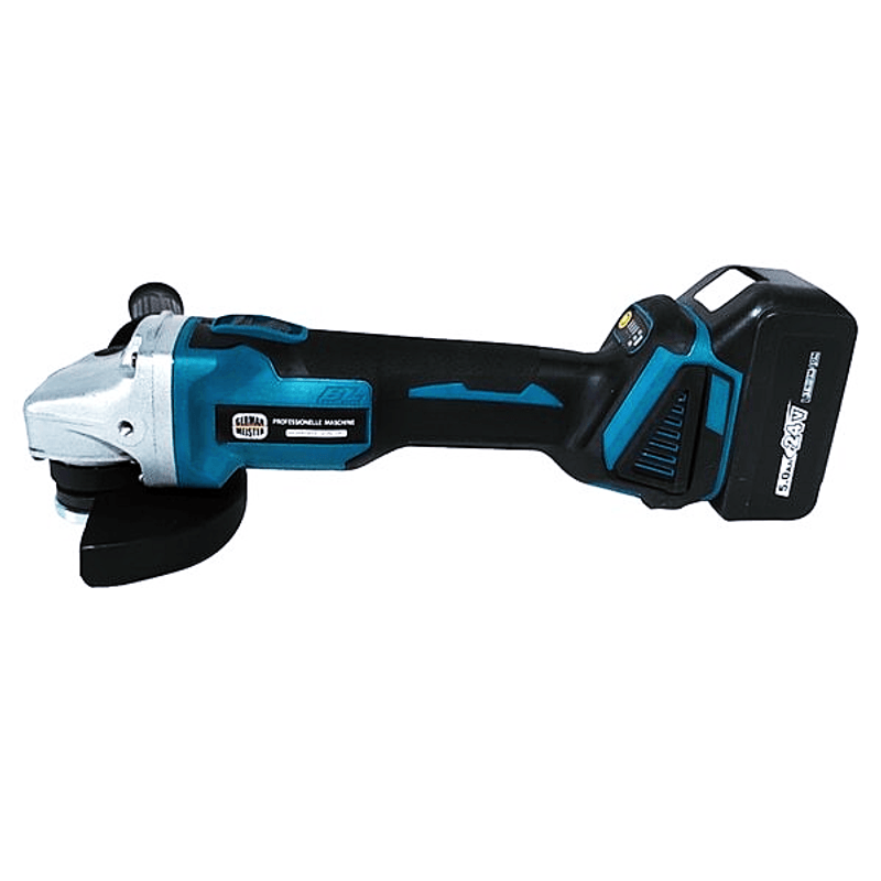 Casa si Gradina - Constructii - Scule electrice si accesorii - Polizoare - Polizor unghiular German Meister, 24V, 2 acumulatori, 125 mm - Infinity.ro