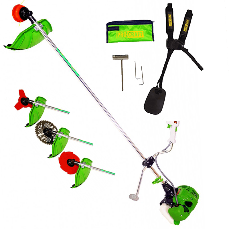 Casa si Gradina - Gradinarit si plante - Utilaje gradina - Coase electrice si motocoase - Motocoasa pe benzina ProCraft T4200PRO, 5.7 Cp, 52 CC, 4 acc. incluse - Infinity.ro