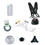 Casa si Gradina - Gradinarit si plante - Utilaje gradina - Coase electrice si motocoase - Motocoasa pe benzina Verk VGT5800A, 4.2 Cp, 52 CC, 8 acc. incluse - Infinity.ro