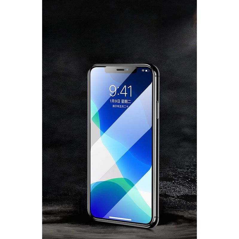 Laptop, Telefoane si Tablete - Telefoane mobile si accesorii - Accesorii Telefoane - Folii protectie telefoane - Folie de Protectie, Flippy, pentru iPhone 15 Pro, Tempered Glass 2.5D, Full Cover, HD, 9H, Transparent - Infinity.ro