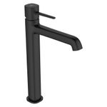 Casa si Gradina - Sanitare - Lavoar baie si accesorii - Baterii sanitare - Baterie lavoar cu pipa inalta, negru, Laveo POLLA - Infinity.ro