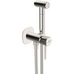 Casa si Gradina - Sanitare - Lavoar baie si accesorii - Baterii sanitare - Set dus igienic cu baterie incastrata, furtun si suport, crom - Infinity.ro