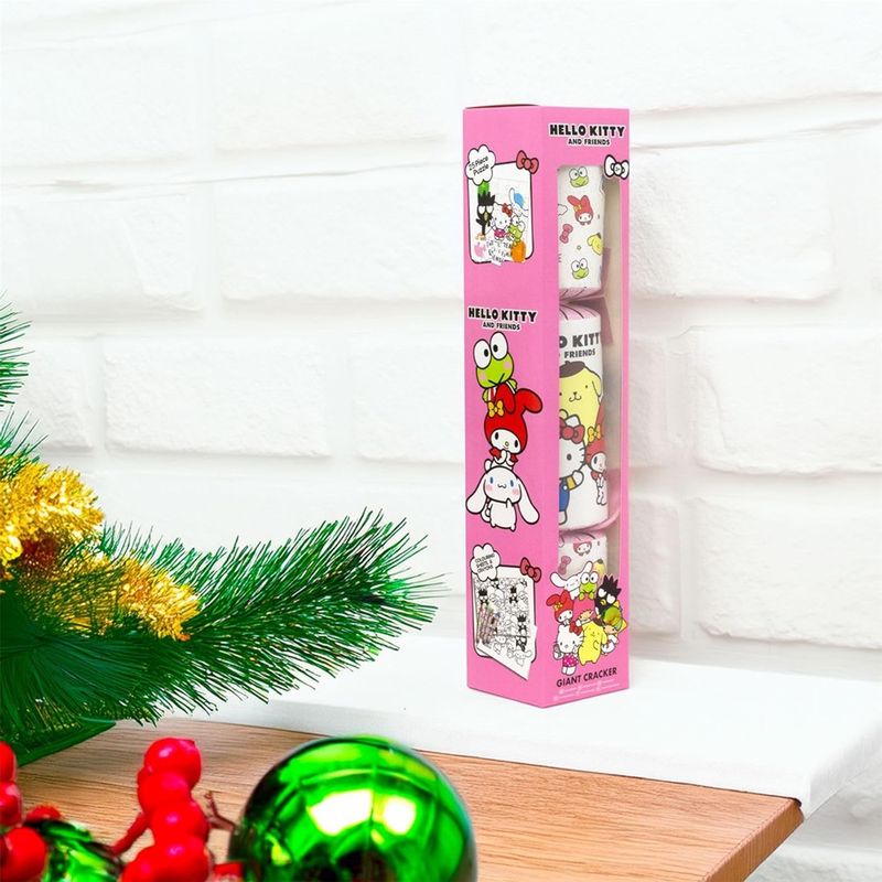 Jucarii, Copii si Bebe - Jucarii si jocuri - Jucarii & jocuri educative - Seturi de artizanat - Set creativ de Craciun pentru copii, RMS, Cracker Hello Kitty, autocolante, masca de fata, multicolor, 04-6042 - Infinity.ro