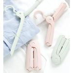 Market - Spalare si intretinere rufe - Uscatoare de rufe si accesorii - Umeras Pliabil de Calatorie, Flippy, Mini Cuier Portabil pentru Haine, Suport de Uscare, 14x7x1.4cm, Roz - Infinity.ro