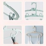 Market - Spalare si intretinere rufe - Uscatoare de rufe si accesorii - Set 20 de Cleme pentru Haine, Flippy, de Prindere pentru Pantaloni, Atasabile la Umerase, 1.6x2.3x6.35 cm, Maro - Infinity.ro