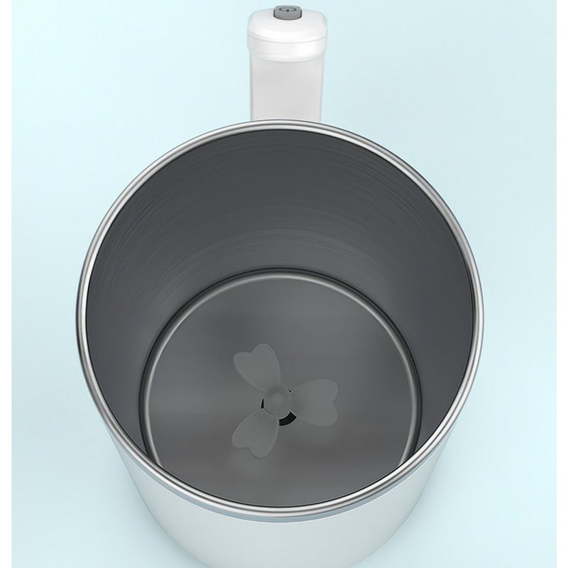 Casa si Gradina - Bucatarie si vesela - Accesorii bar - Termosuri si Cani termos - Cana portabila cu mixer incorporat, Flippy, pe baterii, 380 ml, alb - Infinity.ro