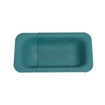 Casa si Gradina - Bucatarie si vesela - Organizare si depozitare bucatarie - Scurgator vase - Cos pentru Scurgere Chiuveta de Bucatarie, Flippy, Plastic, Telescopic, 36x20x5 cm, Verde - Infinity.ro