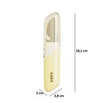 Casa si Gradina - Bucatarie si vesela - Vesela si tacamuri - Cutite si seturi de cutite - Cutit de Fructe Multifunctional, Flippy, Razatoare, Curatator Fructe-Legume, Deschizator de Sticle, 18.1x3.8x2cm, Galben - Infinity.ro