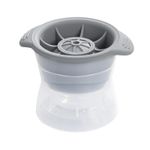 Casa si Gradina - Bucatarie si vesela - Accesorii bar - Forme cuburi de gheata - Forma cub de gheata, Flippy, rotund, Polipropilena/Silicon, 11x7.5x7.8 cm, Gri - Infinity.ro