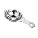 Casa si Gradina - Bucatarie si vesela - Ustensile bucatarie - Polonice, linguri si clesti de bucatarie - Separator de oua, separa albusul de galbenus, inox, usor de folosit, 14x7.5 cm, argintiu - Infinity.ro