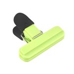 Market - Curatenie si intretinere casa - Produse bucatarie - Pungi si folii alimentare - Cleste Multifunctional pentru Sigilarea Pungilor, Flippy, din Plastic, Mentine Alimentele Proaspete, 7x6.5 cm, Verde - Infinity.ro