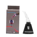 Casa si Gradina - Bucatarie si vesela - Accesorii bar - Carafe si decantoare - Aerator cu Turnator de Vin 2in1, Flippy, Decantare, Anti-Picurare, Fara Scurgere, 18x10x8cm, Negru - Infinity.ro