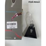 Casa si Gradina - Bucatarie si vesela - Accesorii bar - Carafe si decantoare - Aerator cu Turnator de Vin 2in1, Flippy, Decantare, Anti-Picurare, Fara Scurgere, 18x10x8cm, Negru - Infinity.ro