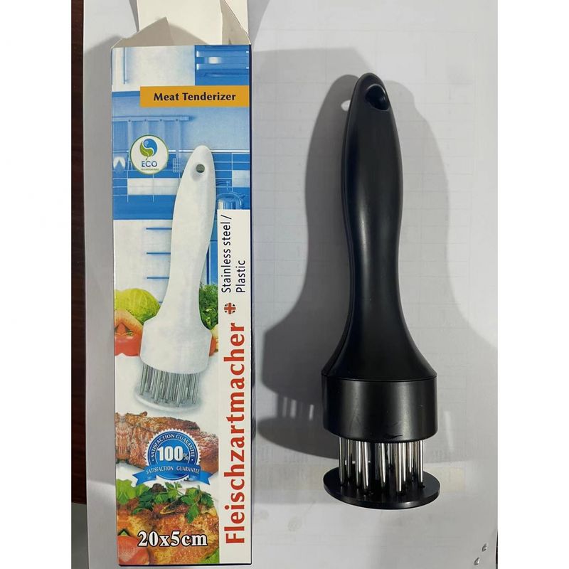 Casa si Gradina - Bucatarie si vesela - Vesela si tacamuri - Cutite si seturi de cutite - Ustensila pentru fragezit carnea, cu 21 de tije ascutite din inox 304, 20 cm, negru - Infinity.ro