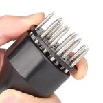 Casa si Gradina - Bucatarie si vesela - Vesela si tacamuri - Cutite si seturi de cutite - Ustensila pentru fragezit carnea, cu 21 de tije ascutite din inox 304, 20 cm, negru - Infinity.ro