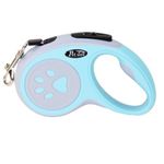 Petshop - Accesorii petshop - Zgarzi, lese si hamuri - Lese - Lesa Automata Retractabila, Flippy, pentru Caini, 3m, 20 kg, ABS, Gri/Bleu, 8x12x4 cm - Infinity.ro