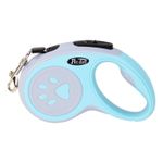 Petshop - Accesorii petshop - Zgarzi, lese si hamuri - Lese - Lesa Automata Retractabila, Flippy, pentru Caini, 3m, 20 kg, ABS, Gri/Bleu, 8x12x4 cm - Infinity.ro