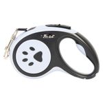 Petshop - Accesorii petshop - Zgarzi, lese si hamuri - Lese - Lesa Automata Retractabila, Flippy, pentru Caini, 3m, 20 kg, ABS, Negru/Bleu, 8x12x4 cm - Infinity.ro