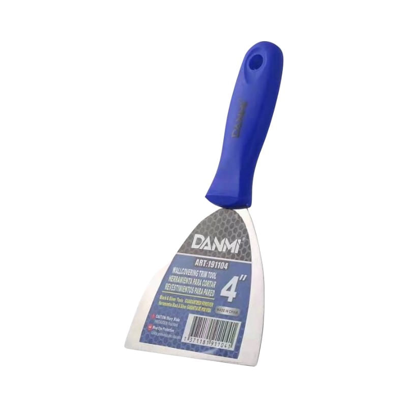 Casa si Gradina - Constructii - Vopsea si tencuieli - Unelte de vopsit si tencuit - Spaclu cu maner albastru monocrom 2.5 inch ( 63.5 mm) - Infinity.ro