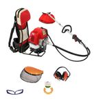 Casa si Gradina - Gradinarit si plante - Utilaje gradina - Coase electrice si motocoase - Motocoasa pe benzina tip rucsac Micul Fermier BC430KF, 4.76 Cp, 43 CC, 7 acc. incluse + Accesoriu taiat crengi 26mm*9T - Infinity.ro