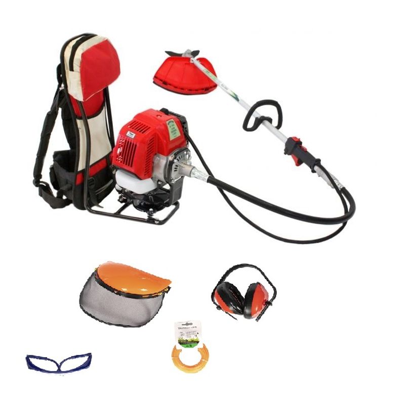 Casa si Gradina - Gradinarit si plante - Utilaje gradina - Coase electrice si motocoase - Motocoasa pe benzina tip rucsac Micul Fermier BC430KF, 4.76 Cp, 43 CC, 7 acc. incluse + Accesoriu taiat crengi 26mm*9T - Infinity.ro