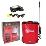 Casa si Gradina - Gradinarit si plante - Instalatii si accesorii pentru irigatii - Aparate pentru stropit gradina - Pompa de stropit cu acumulator DDT Profesional 12 L, 12 V, 2.3 MPA, Complet accesorizata + Lance telescopica 2.8m - Infinity.ro