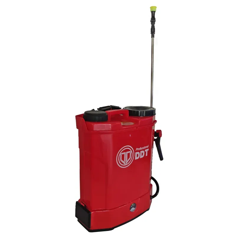 Casa si Gradina - Gradinarit si plante - Instalatii si accesorii pentru irigatii - Aparate pentru stropit gradina - Pompa de stropit cu acumulator DDT Profesional 12 L, 12 V, 2.3 MPA, Complet accesorizata + Lance telescopica 2.8m - Infinity.ro