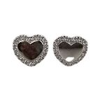 Fashion, accesorii si bijuterii - Femei - Bijuterii femei - Cercei femei - Cercei Argint 925 Inima conturata cu Zirconii - Infinity.ro