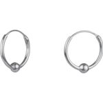 Fashion, accesorii si bijuterii - Femei - Bijuterii femei - Cercei femei - Cercei Argint 925 Creole 10 mm Biluta - Infinity.ro