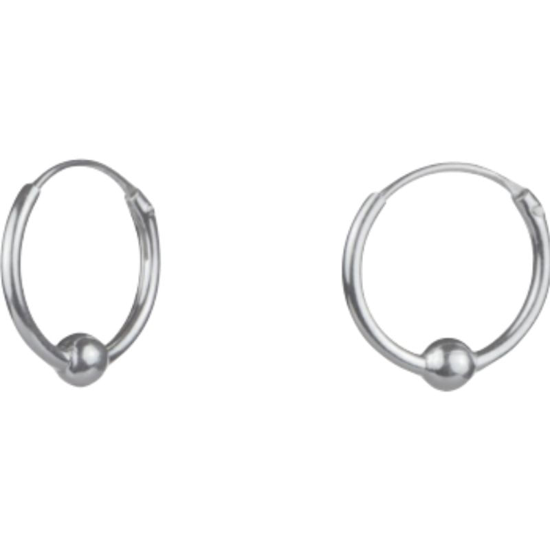 Fashion, accesorii si bijuterii - Femei - Bijuterii femei - Cercei femei - Cercei Argint 925 Creole 10 mm Biluta - Infinity.ro