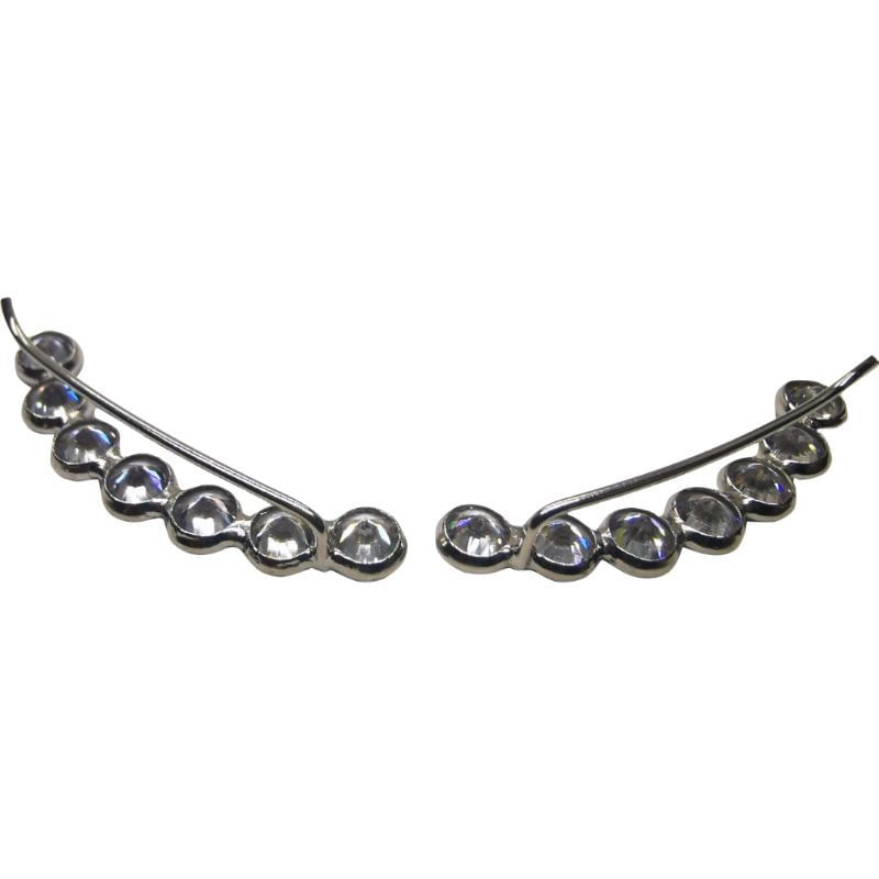 Fashion, accesorii si bijuterii - Femei - Bijuterii femei - Cercei femei - Cercei Argint 925 Model pe Lob cu Pietre - Infinity.ro