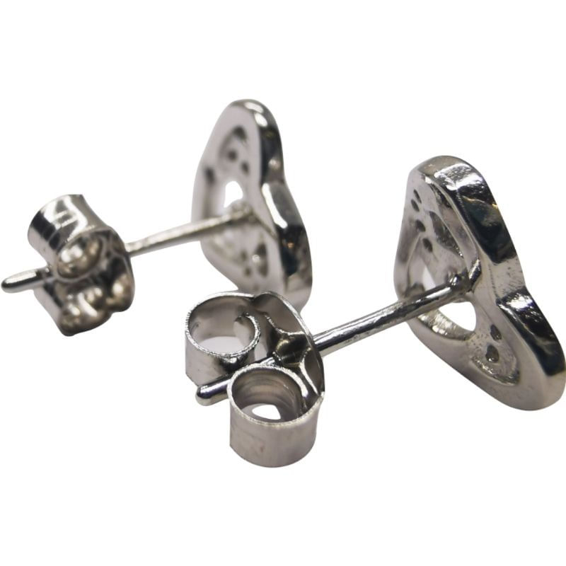 Fashion, accesorii si bijuterii - Femei - Bijuterii femei - Cercei femei - Cercei Argint 925 Inima Impletita - Infinity.ro