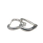Fashion, accesorii si bijuterii - Femei - Bijuterii femei - Cercei femei - Cercei Argint 925 Inima Contur - Infinity.ro