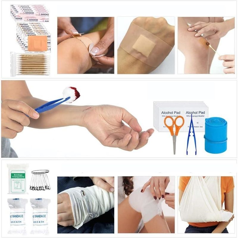 Sport si Outdoor - Accesorii si echipamente sportive - Sporturi extreme si supravietuire - Kituri supravietuire - Kit supravietuire multifuncional Flippy, 40 de Instrumente Profesionale, Echipament de prim-ajutor, Drumetie, Camping - Infinity.ro