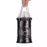 Sport si Outdoor - Camping - Articole solare camping - Lampi si lanterne camping - Lanterna pliabila de camping Magic cool cu ​​lampa disc si USB Flippy, Lanterna, Felinar, 6 LED + 1 W + 3C culori, Negru - Infinity.ro