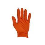 Casa si Gradina - Constructii - Echipamente de lucru - Manusi protectia muncii - Manusi de protectie din nitril Solid Grip, portocaliu, marimea XL, 50 bucati, Geko G75201-XL - Infinity.ro