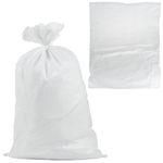 Market - Bacanie - Alte articole bacanie - Set saci tesuti din polipropilena, 80 x 125 cm, capacitate 80 kg, alb, 100 bucati,  Geko G71985A - Infinity.ro