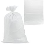 Market - Bacanie - Alte articole bacanie - Set saci tesuti din polipropilena, 65 x 105 cm, 50 kg, alb, 100 bucati, Geko G71984A - Infinity.ro