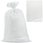 Market - Bacanie - Alte articole bacanie - Set saci tesuti din polipropilena, 50 x 80 cm, capacitate 30 kg, alb, 100 bucati, Geko G71983A - Infinity.ro