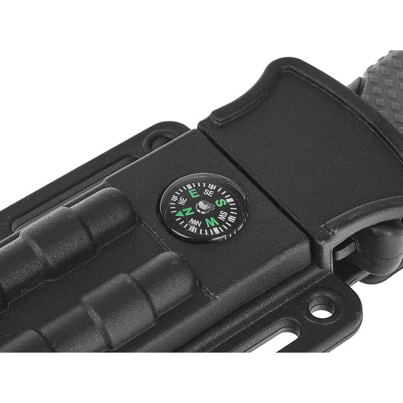 Sport si Outdoor - Camping - Cutite, bricege si accesorii - Cutite si bricege - Cutit Black Survival Series, 275 x 135 mm, Geko G01890 - Infinity.ro