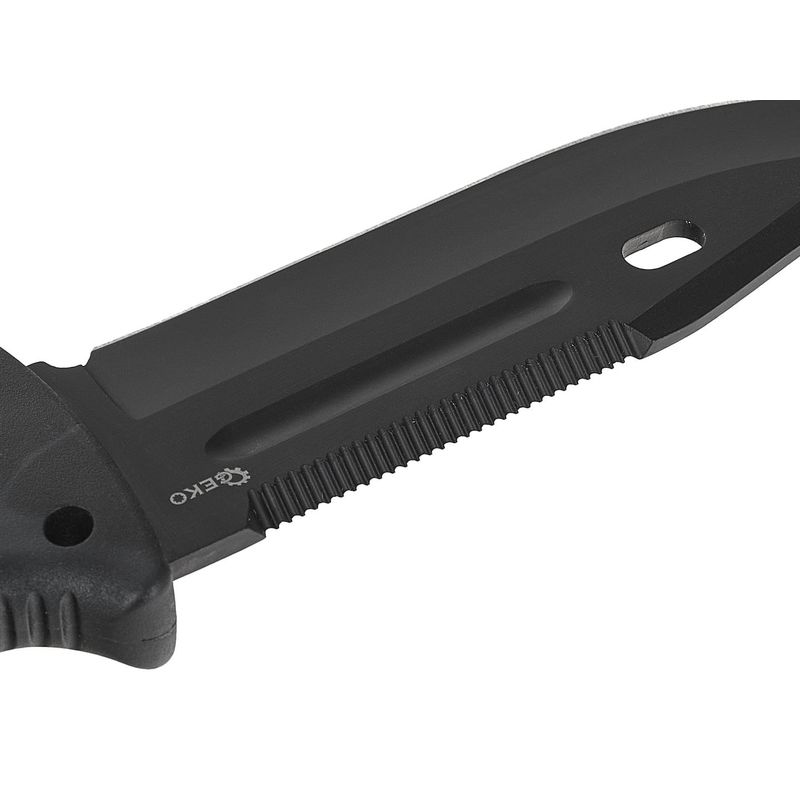 Sport si Outdoor - Camping - Cutite, bricege si accesorii - Cutite si bricege - Cutit Black Survival Series, 275 x 135 mm, Geko G01890 - Infinity.ro