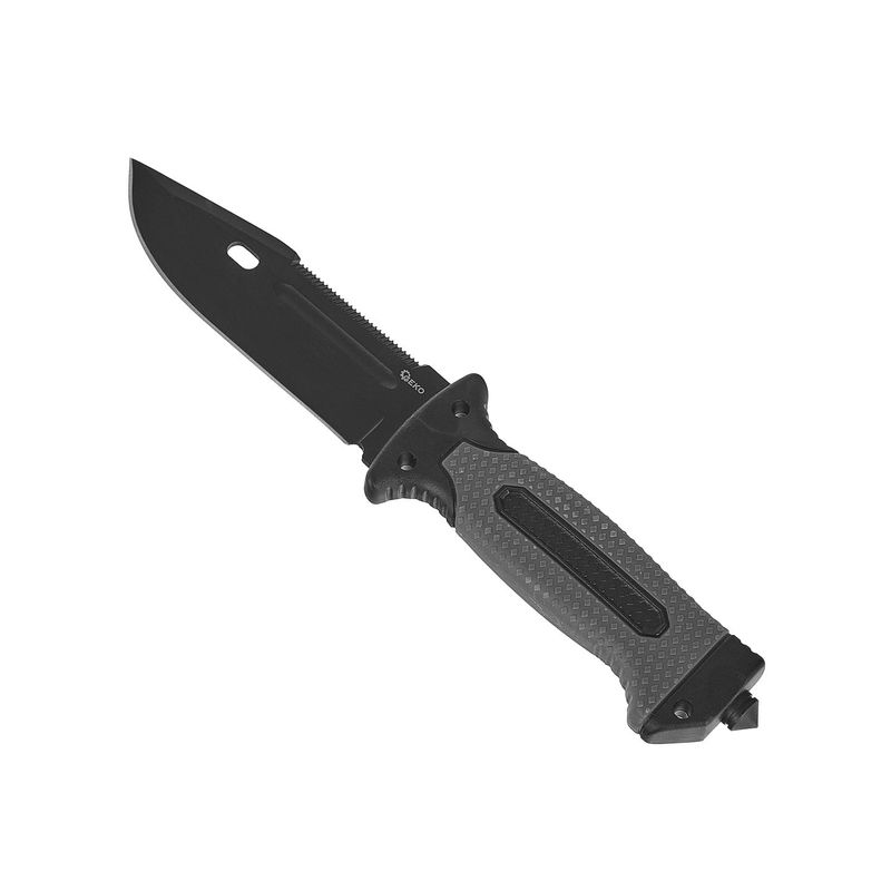 Sport si Outdoor - Camping - Cutite, bricege si accesorii - Cutite si bricege - Cutit Black Survival Series, 275 x 135 mm, Geko G01890 - Infinity.ro