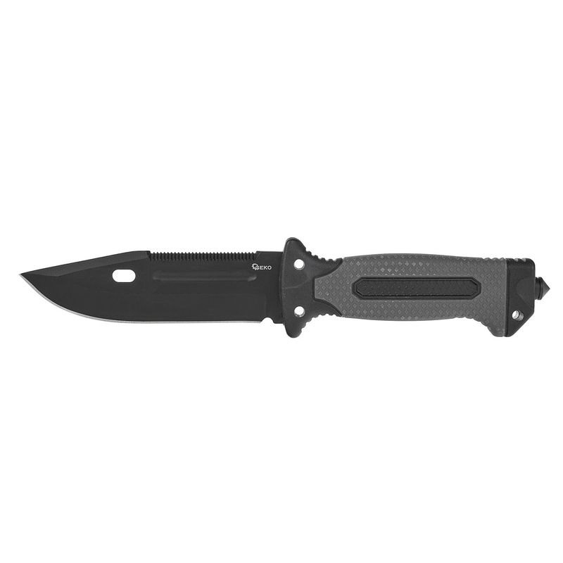 Sport si Outdoor - Camping - Cutite, bricege si accesorii - Cutite si bricege - Cutit Black Survival Series, 275 x 135 mm, Geko G01890 - Infinity.ro