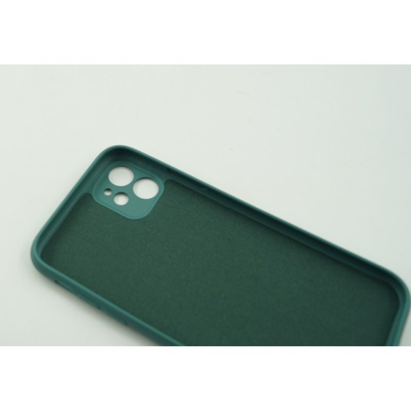 Laptop, Telefoane si Tablete - Telefoane mobile si accesorii - Accesorii Telefoane - Huse telefoane - Husa protectie, Flippy, compatibila cu Apple iPhone 11 Pro Liquid Silicone Verde - Infinity.ro